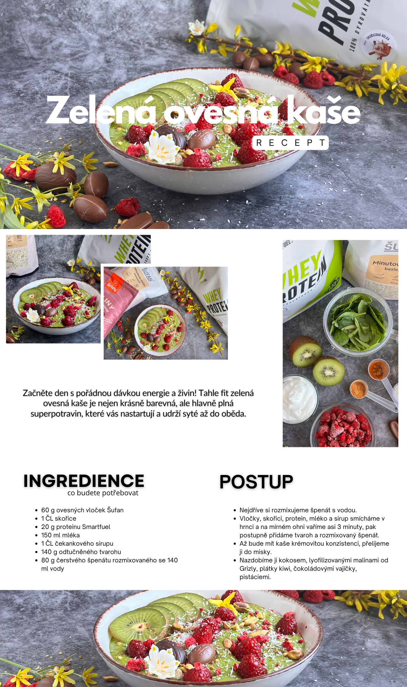fitness ovesná kaše